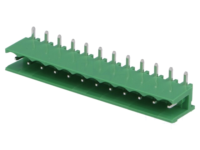 Ontkoppelbare terminal strip; Contactr: 5,08mm; banen: 12; op PCB Ontkoppelbare terminal strip; Contactr: 5,08mm; banen: 12; op PCB